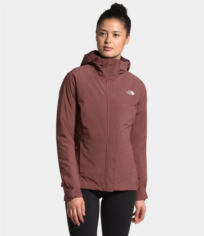 Womens The North Face 3In1 ThermoBall Eco Triclimate Jacket Marron Purple