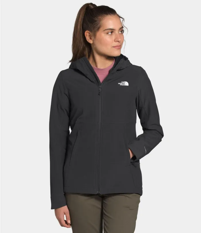 Womens The North Face Fleece Shelbe Raschel Hoodie Asphalt Grey