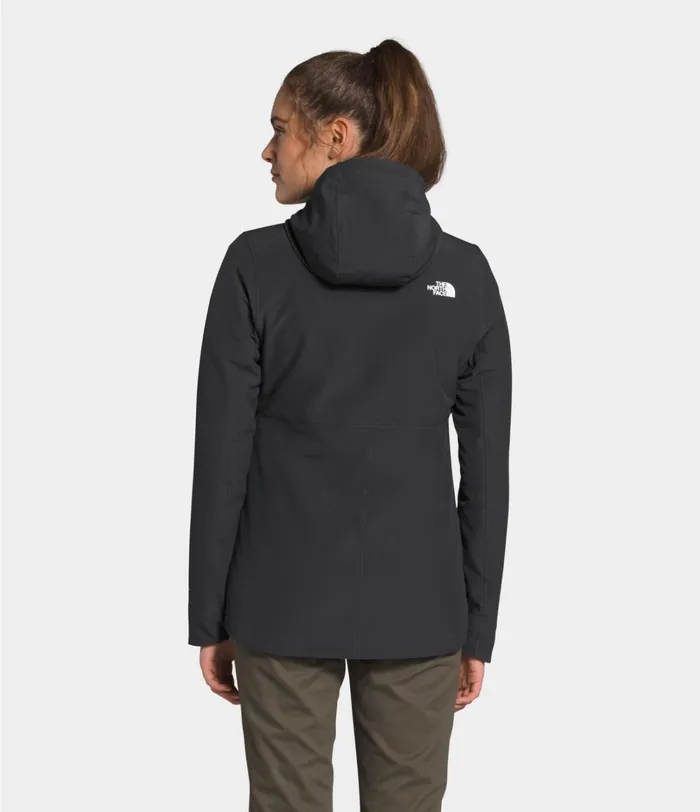 Womens The North Face Fleece Shelbe Raschel Hoodie Asphalt Grey