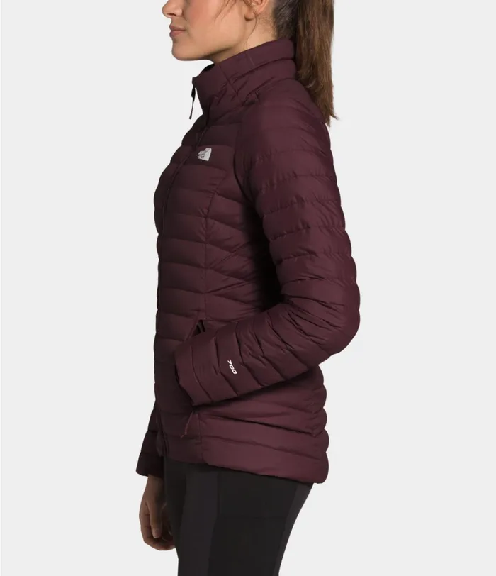 Womens The North Face Insulated and Down Jackets Stretch Down Jacket Root Brown