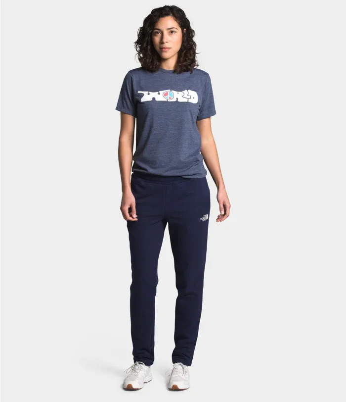 Womens The North Face Pants Memory Jog Crop Sweatpant Tnf Navy
