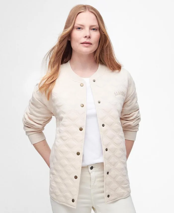 Woodlane Varsity Jacket Calico Women Barbour Hoodies and Sweatshirts