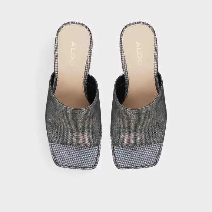 Xillenia Silver Women ALDO Mule Shoes