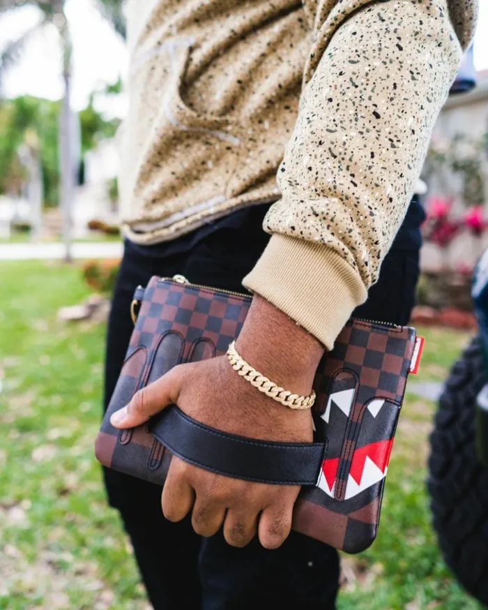 XTC SHARKS IN PARIS CROSSOVER CLUTCH Bags SPRAYGROUND XTC SHARKS IN PARIS CROSSOVER CLUTCH Bags SPRAYGROUND