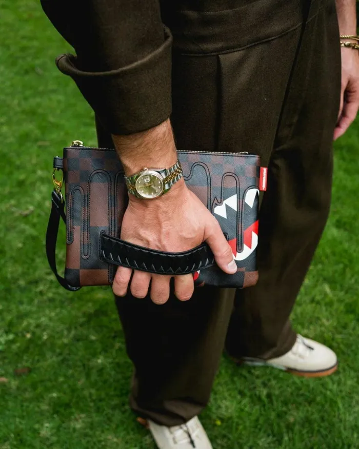 XTC SHARKS IN PARIS CROSSOVER CLUTCH Bags SPRAYGROUND XTC SHARKS IN PARIS CROSSOVER CLUTCH Bags SPRAYGROUND