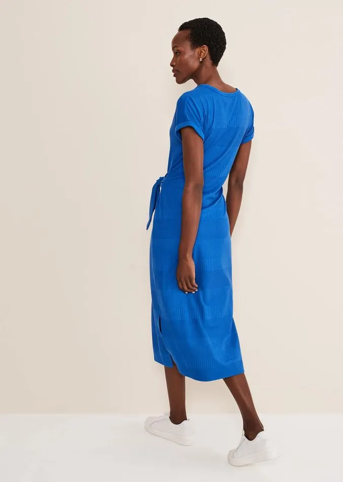 Yazmina Jersey Midi Dress Blue Women Phase Eight Dresses
