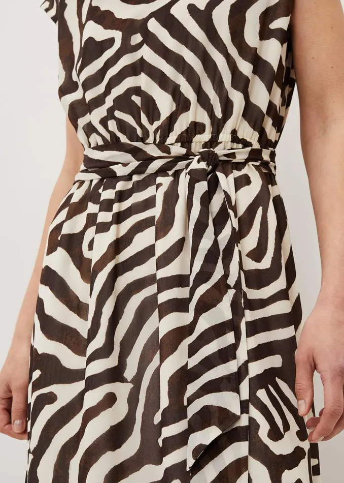 Zalaya Zebra Print Maxi Dress Multicoloured Women Phase Eight Dresses